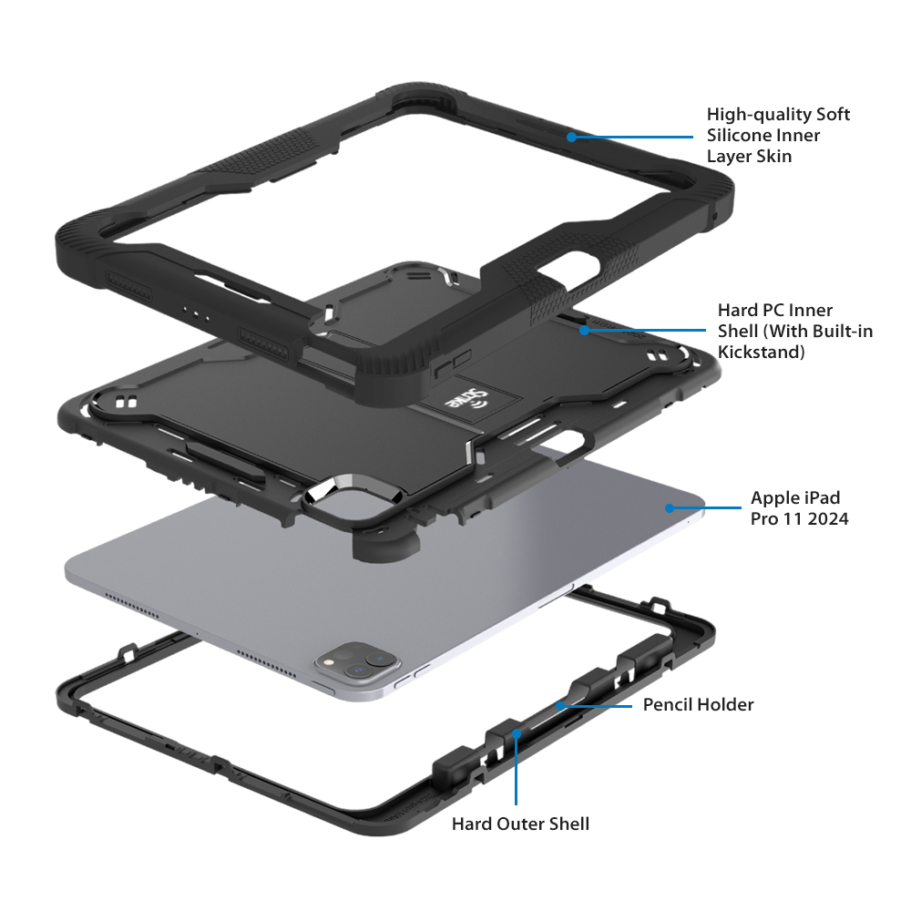Strike Rugged Case for Apple iPad Pro 11 (2024)