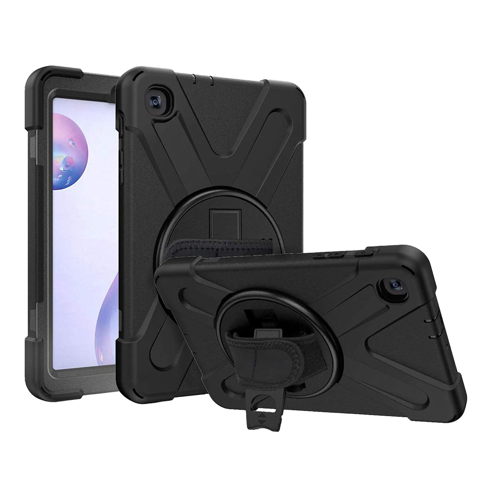 Strike Rugged Case with Hand Strap and Lanyard for Samsung Galaxy Tab A 8.4"
