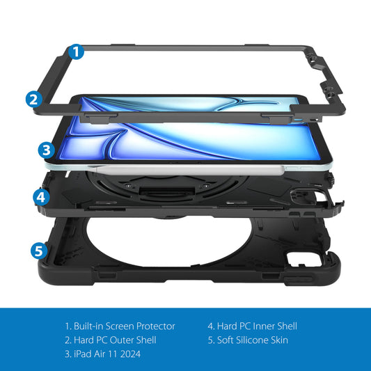 Strike Protector Case for Apple iPad Air 11 (M3/M2)