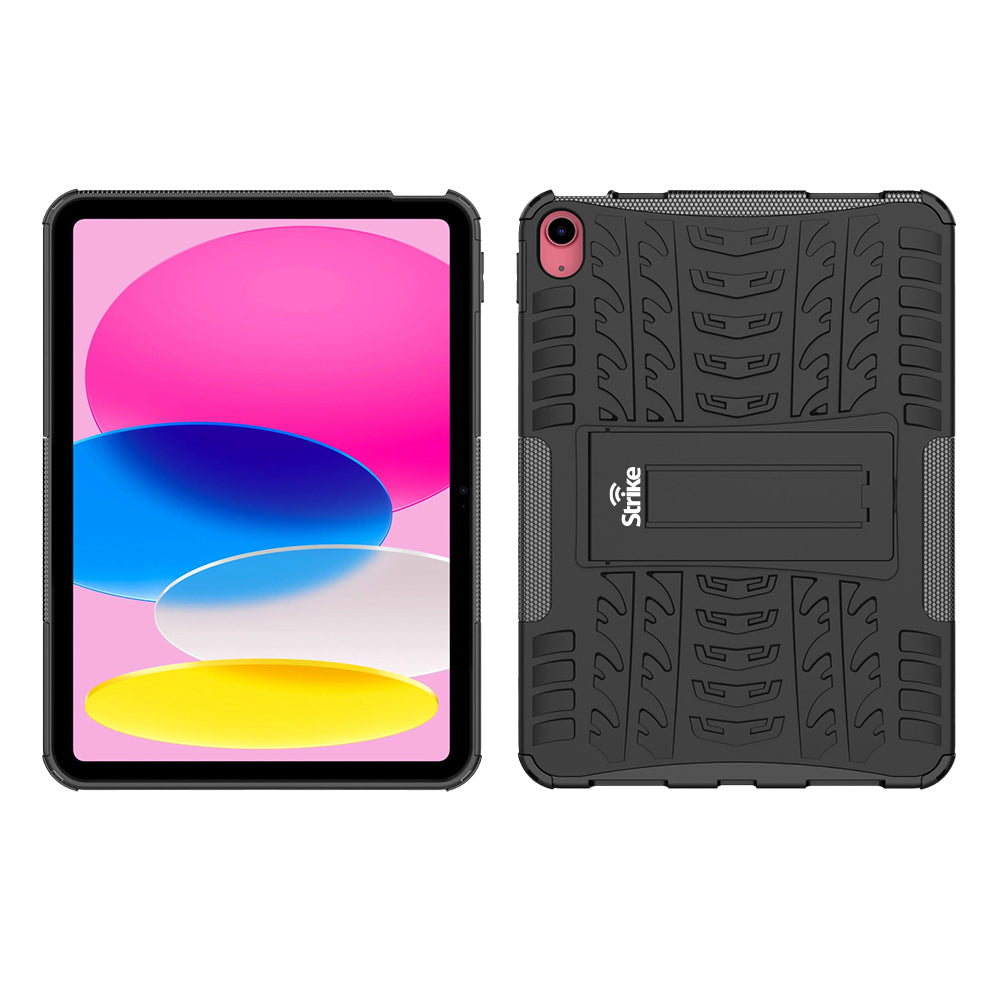 Strike Rugged Case for Apple iPad (11th/10th Gen) (Black)