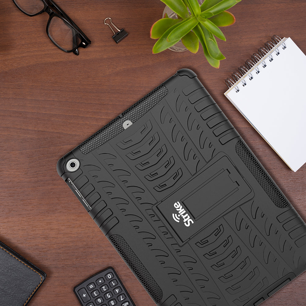 Strike Rugged Tablet Case for Apple iPad 9.7 2017 (Black)