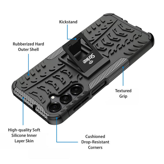 Strike Rugged Case for Samsung Galaxy A16 (Black)