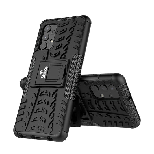 Strike Rugged Phone Case for Samsung Galaxy A32 (Black)