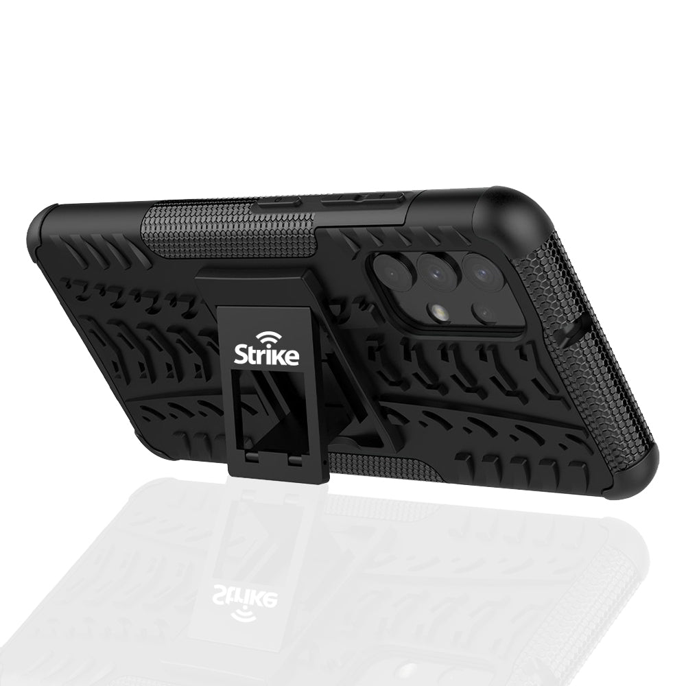 Strike Rugged Phone Case for Samsung Galaxy A32 (Black)