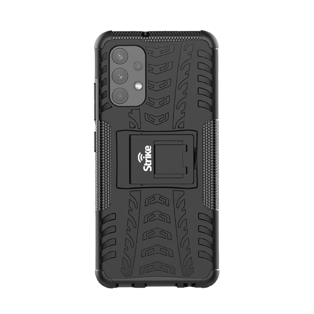 Strike Rugged Phone Case for Samsung Galaxy A32 (Black)
