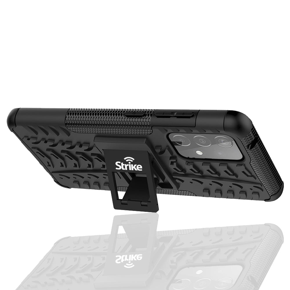 Strike Rugged Phone Case for Samsung Galaxy A52 (Black)