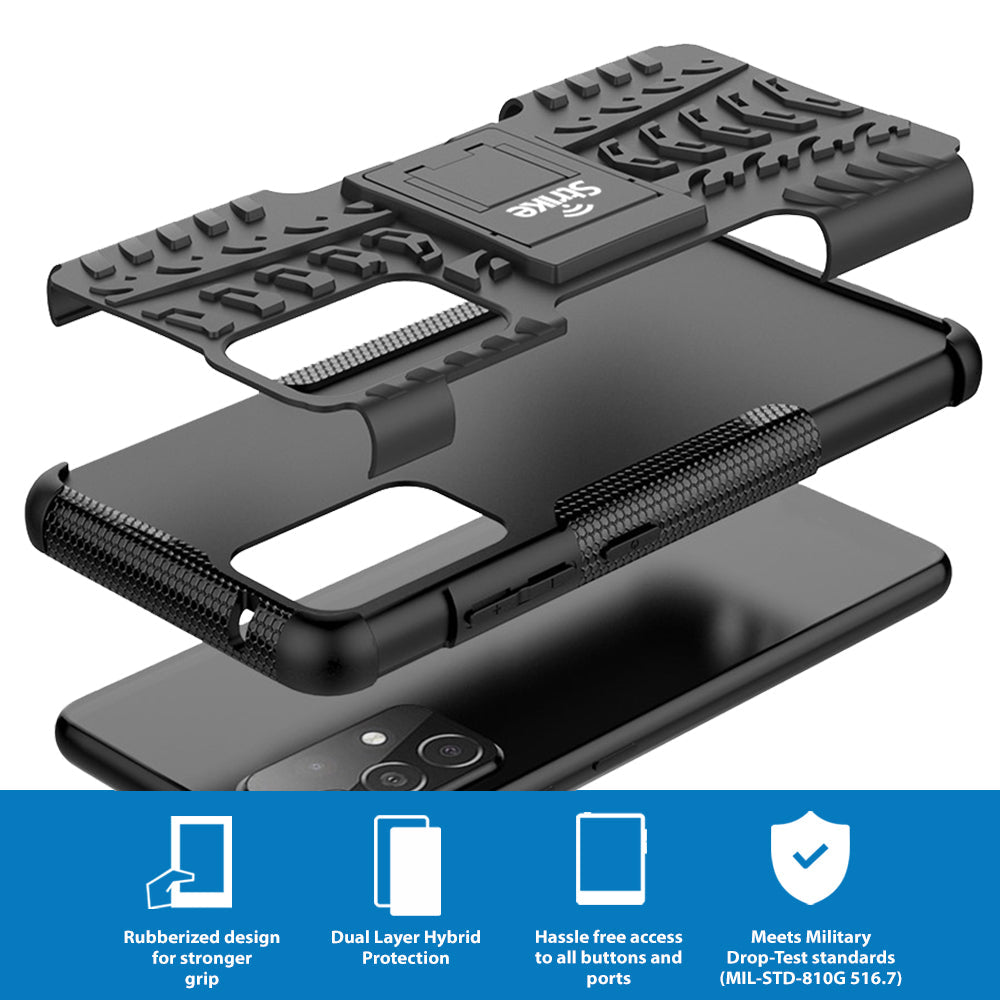 Strike Rugged Phone Case for Samsung Galaxy A52 (Black)