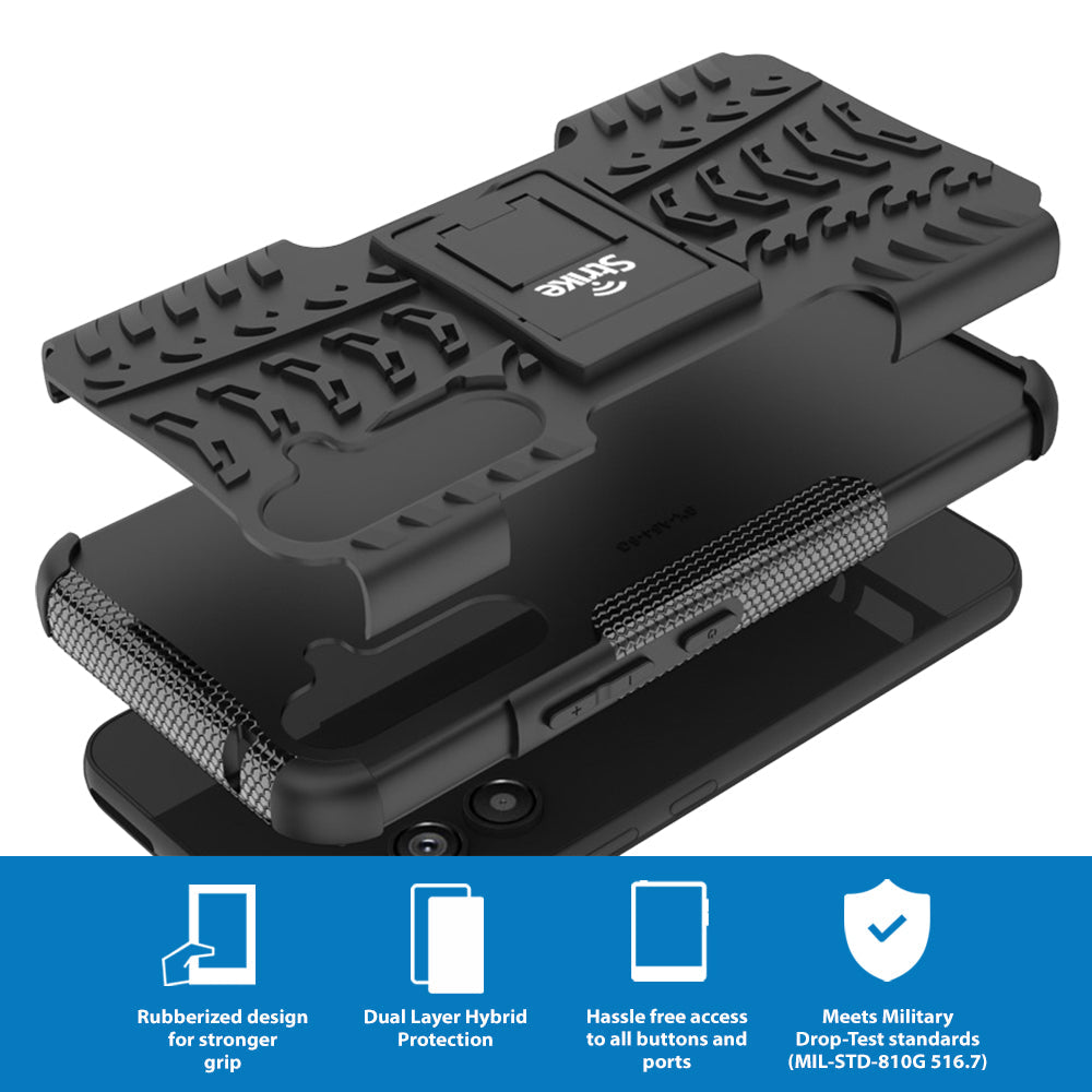 Strike Rugged Case for Samsung Galaxy A54 (Black)