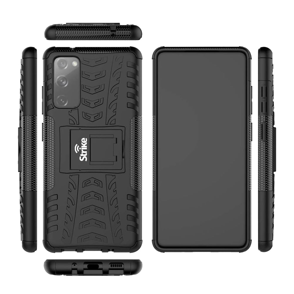 Strike Rugged Phone Case for Samsung Galaxy S20 FE (Black)