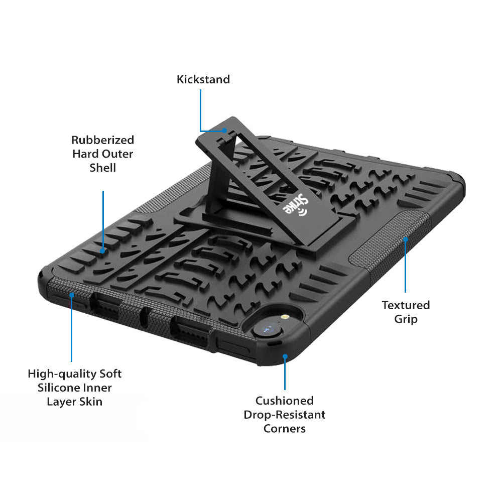 Strike Rugged Case for Samsung Galaxy Tab A 8" (2017 - Black)