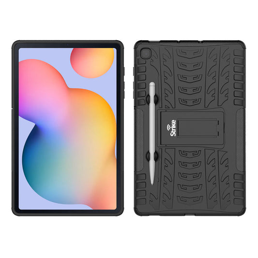 Strike Rugged Tablet Case for Samsung Galaxy Tab S6 Lite (2020/2022/2024) (Black)