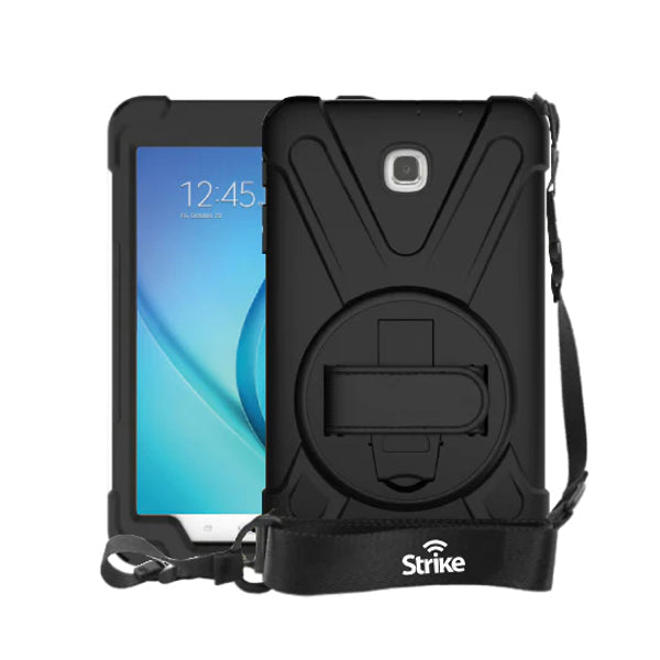 Strike Rugged Case with Hand Strap and Lanyard for Samsung Galaxy Tab A 9.7"