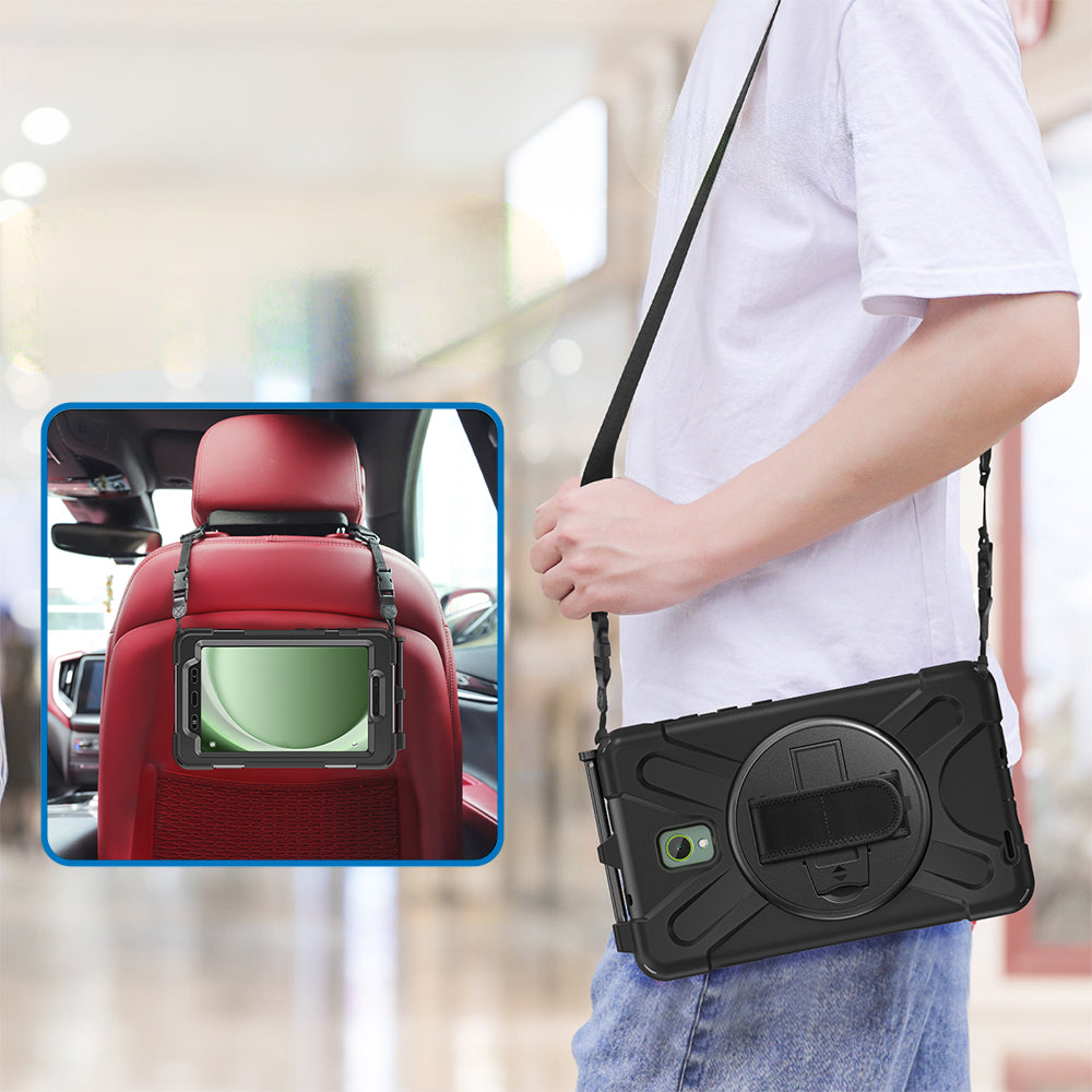 Strike Rugged Case with Hand Strap and Lanyard for Samsung Galaxy Tab Active5/3