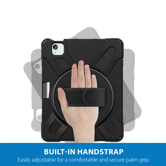 Strike Rugged Case with Hand Strap and Lanyard for Apple iPad Air 13 (M3/M2)