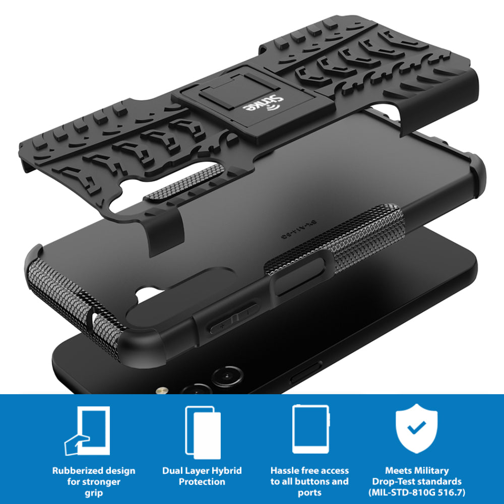 Strike Rugged Case for Samsung Galaxy A14 (Black)