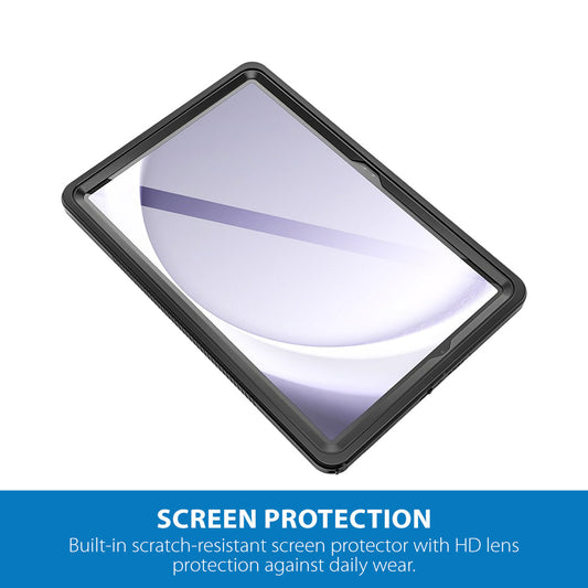 Strike Waterproof Case for Samsung Galaxy Tab A9+ (Black)