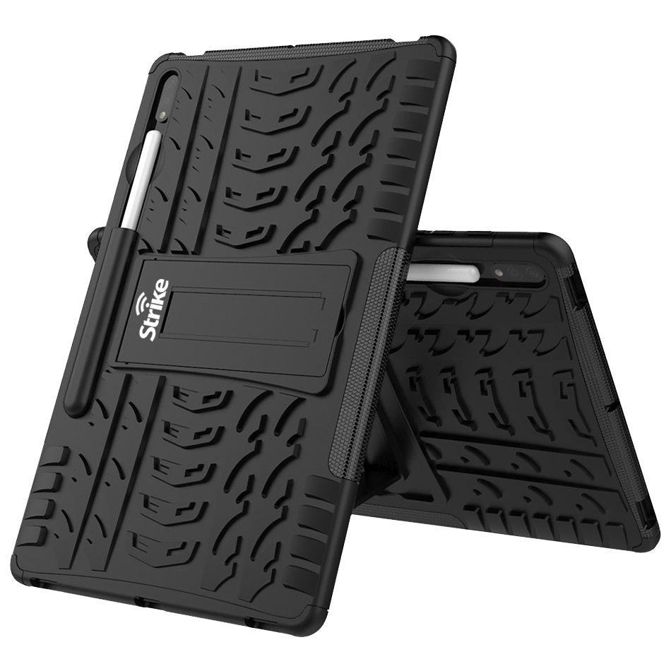 Strike Rugged Case for Samsung Galaxy Tab S9/S8/S7 (Black)