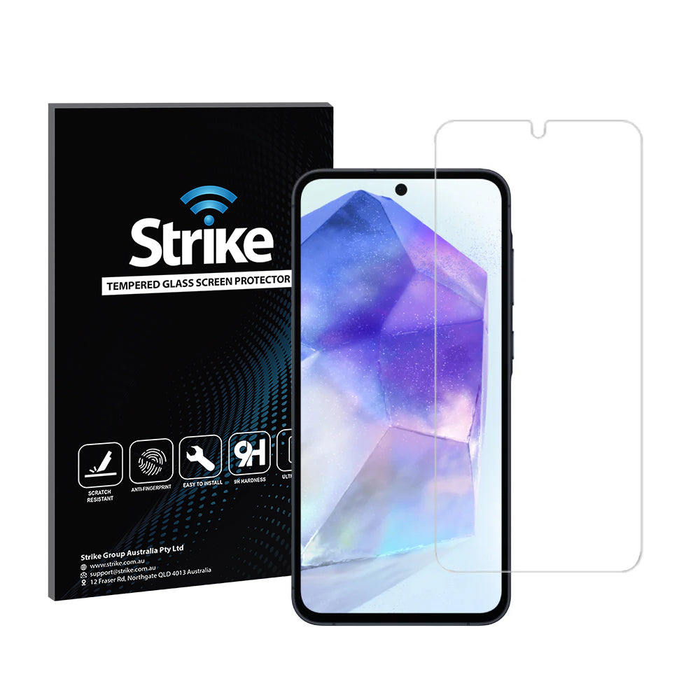 Strike Tempered Glass Screen Protector for Samsung Galaxy A55