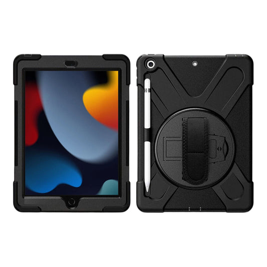 Strike Rugged Case with Hand Strap and Lanyard for Apple iPad 10.2" (7th Gen, 8th Gen, 9th Gen)