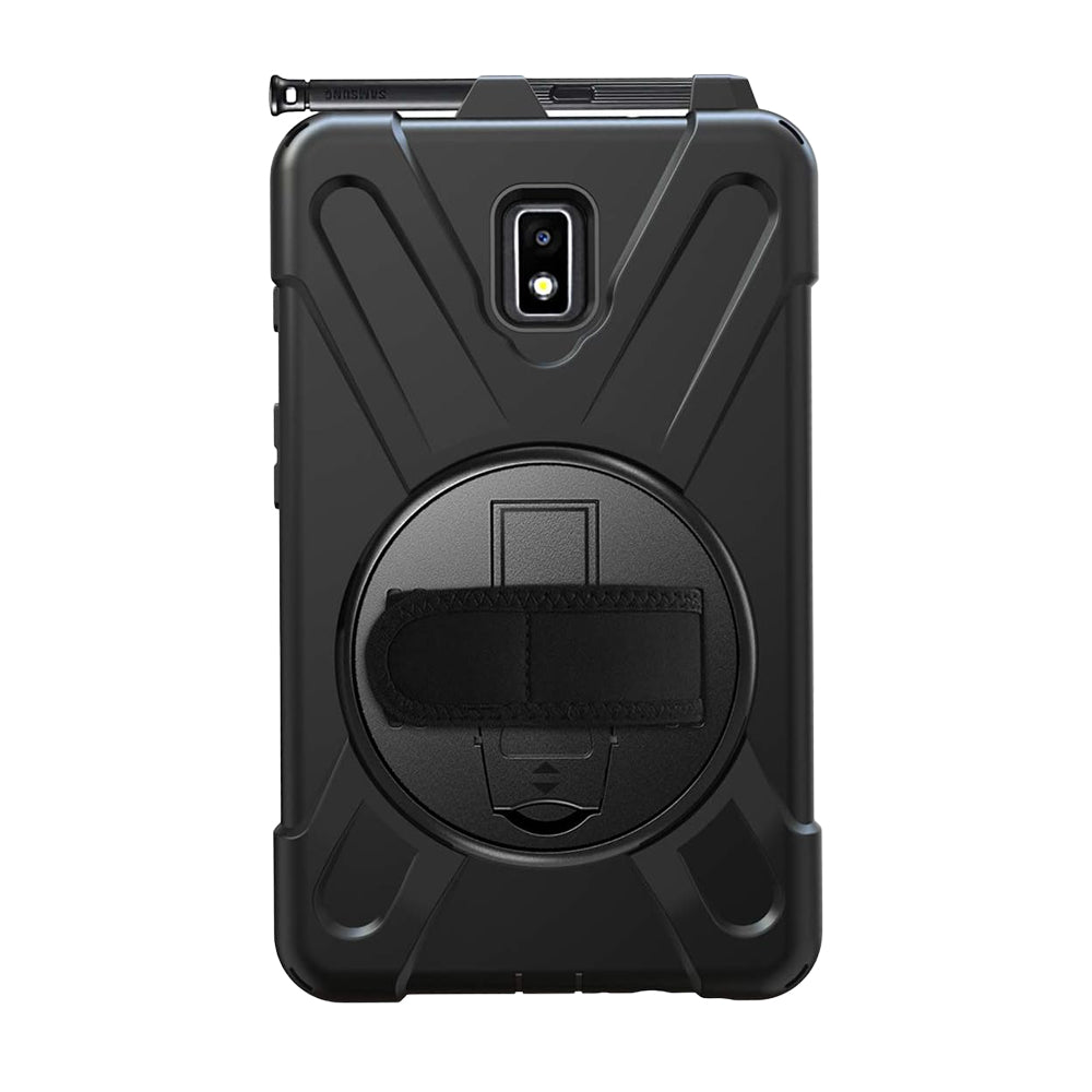 Strike Rugged Case with Hand Strap and Lanyard for Samsung Galaxy Tab Active 2