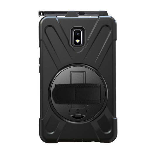 Strike Rugged Case with Hand Strap and Lanyard for Samsung Galaxy Tab Active 2