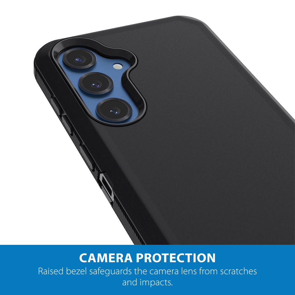 Strike Rugged Case for Samsung Galaxy S25 (Black)