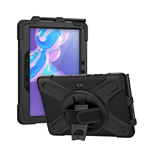 Strike Rugged Case with Hand Strap and Lanyard for Samsung Galaxy Tab Active Pro & Tab Active4 Pro