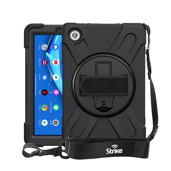 Strike Rugged Case with Hand Strap and Lanyard for Lenovo Tab M10 Plus (2nd Gen)