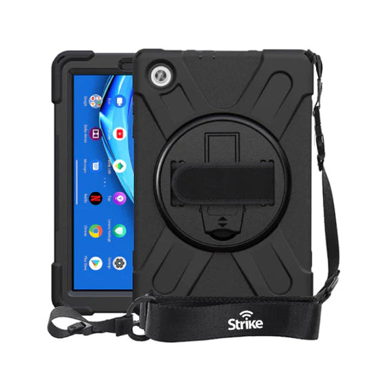 Strike Rugged Case with Hand Strap and Lanyard for Lenovo Tab M10 Plus (2nd Gen)