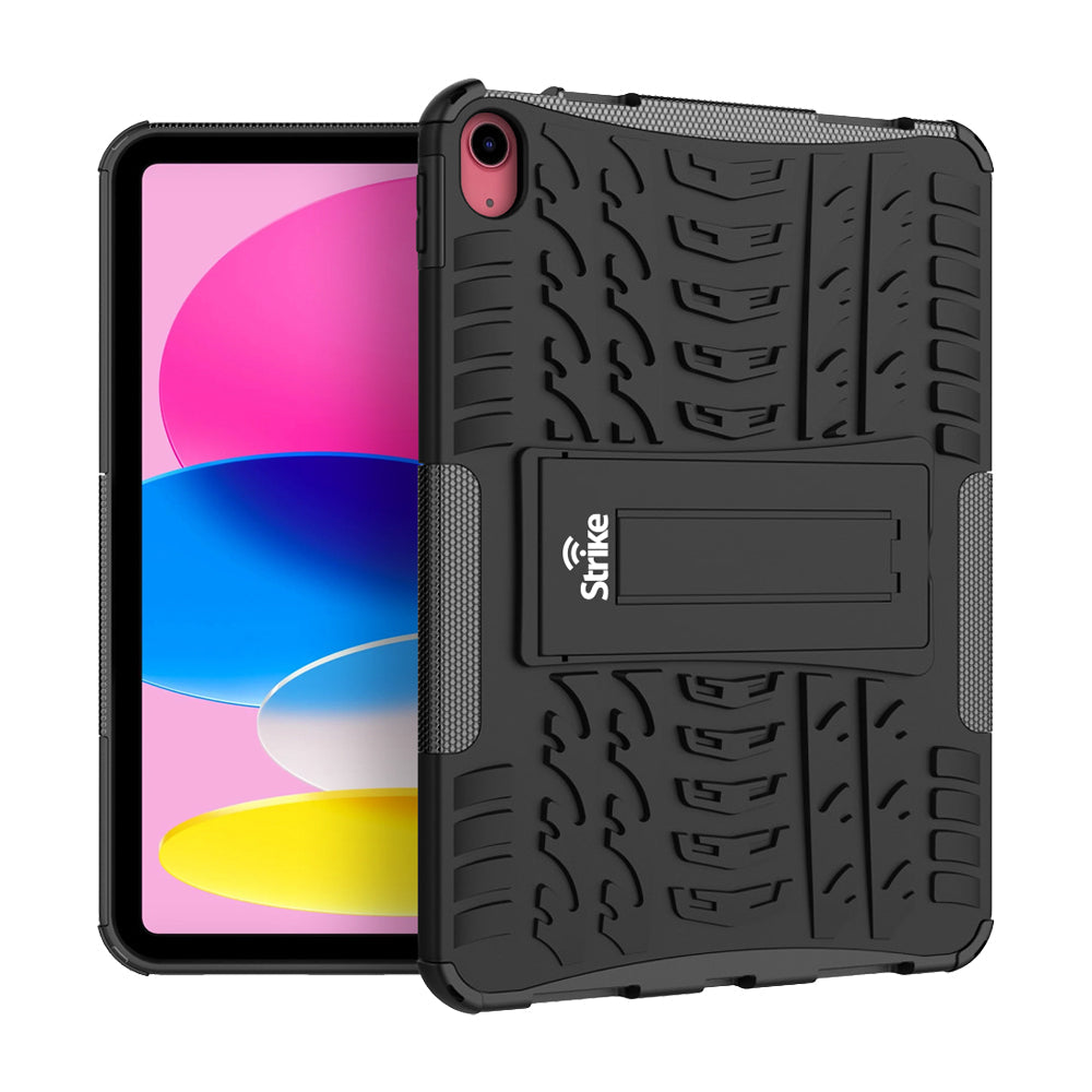 Strike Rugged Case for Apple iPad (11th/10th Gen) (Black)