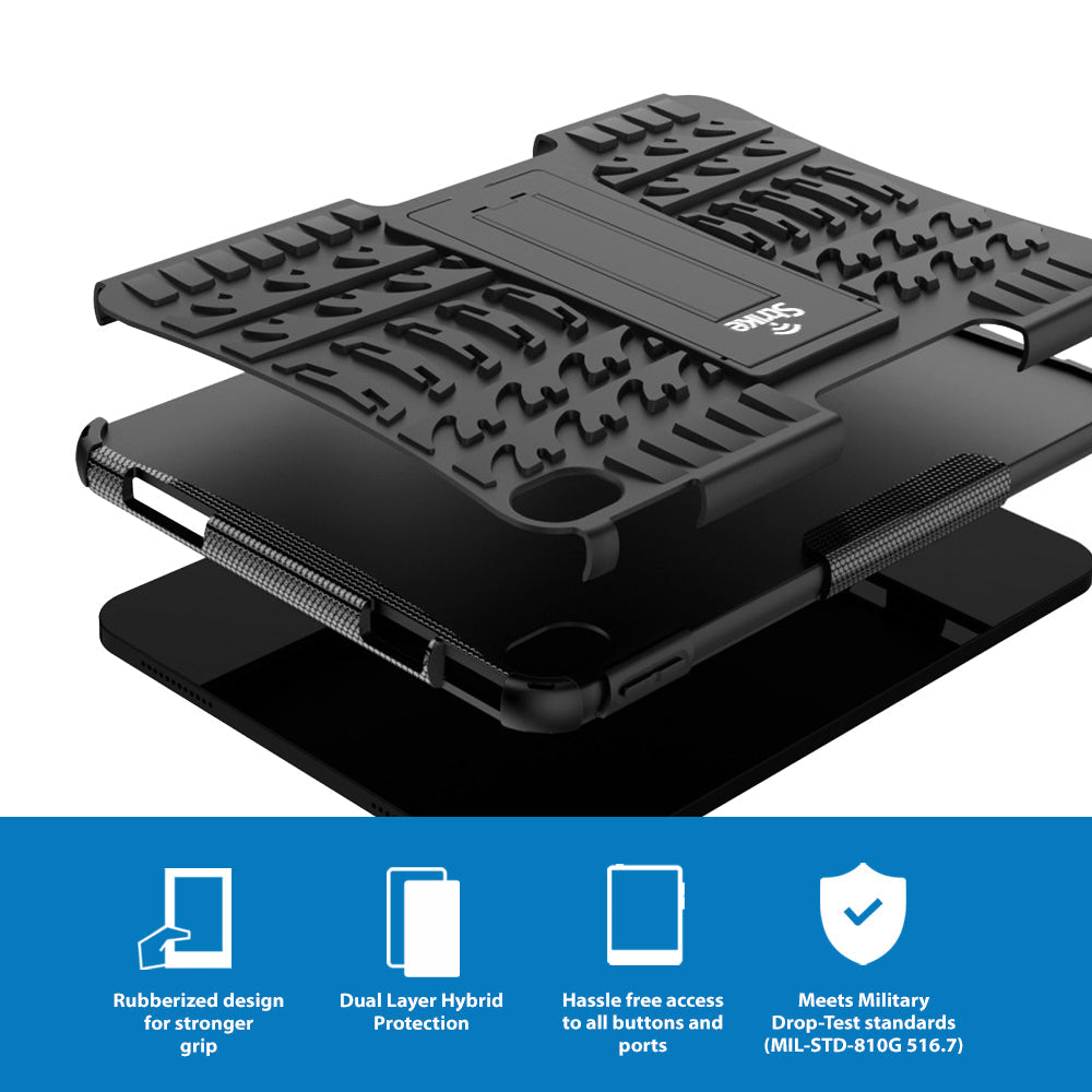 Strike Rugged Case for Apple iPad (11th/10th Gen) (Black)
