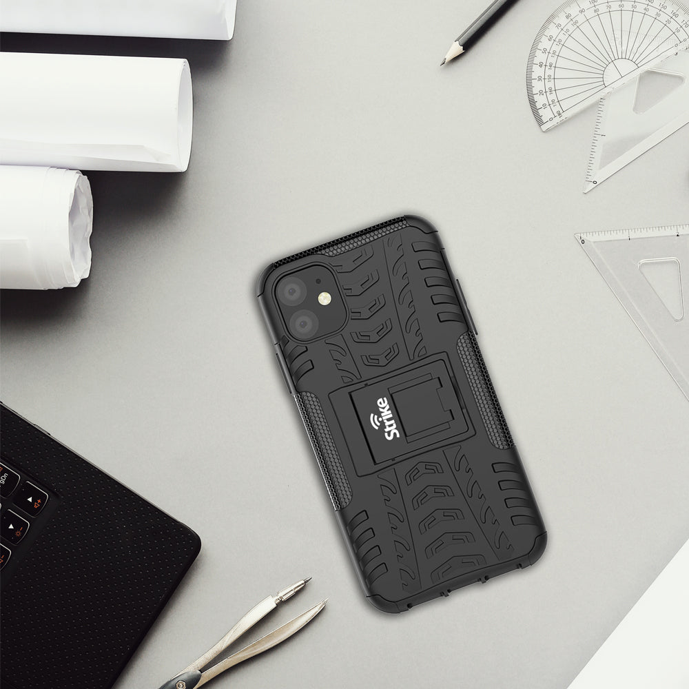 Strike Rugged Phone Case for Apple iPhone 11 (Black)