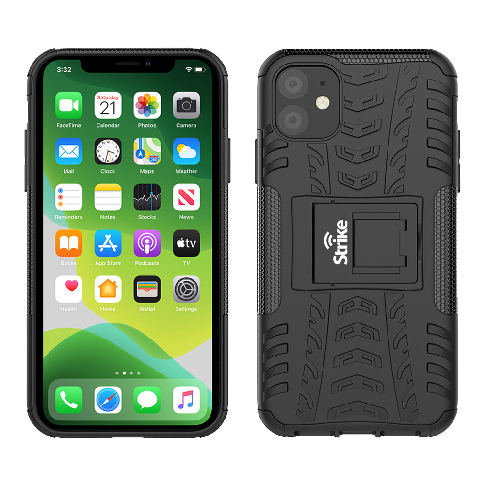 Strike Rugged Phone Case for Apple iPhone 11 (Black)