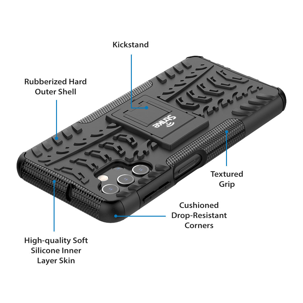Strike Rugged Phone Case for Samsung Galaxy A32 5G (Black)