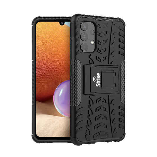 Strike Rugged Phone Case for Samsung Galaxy A32 (Black)