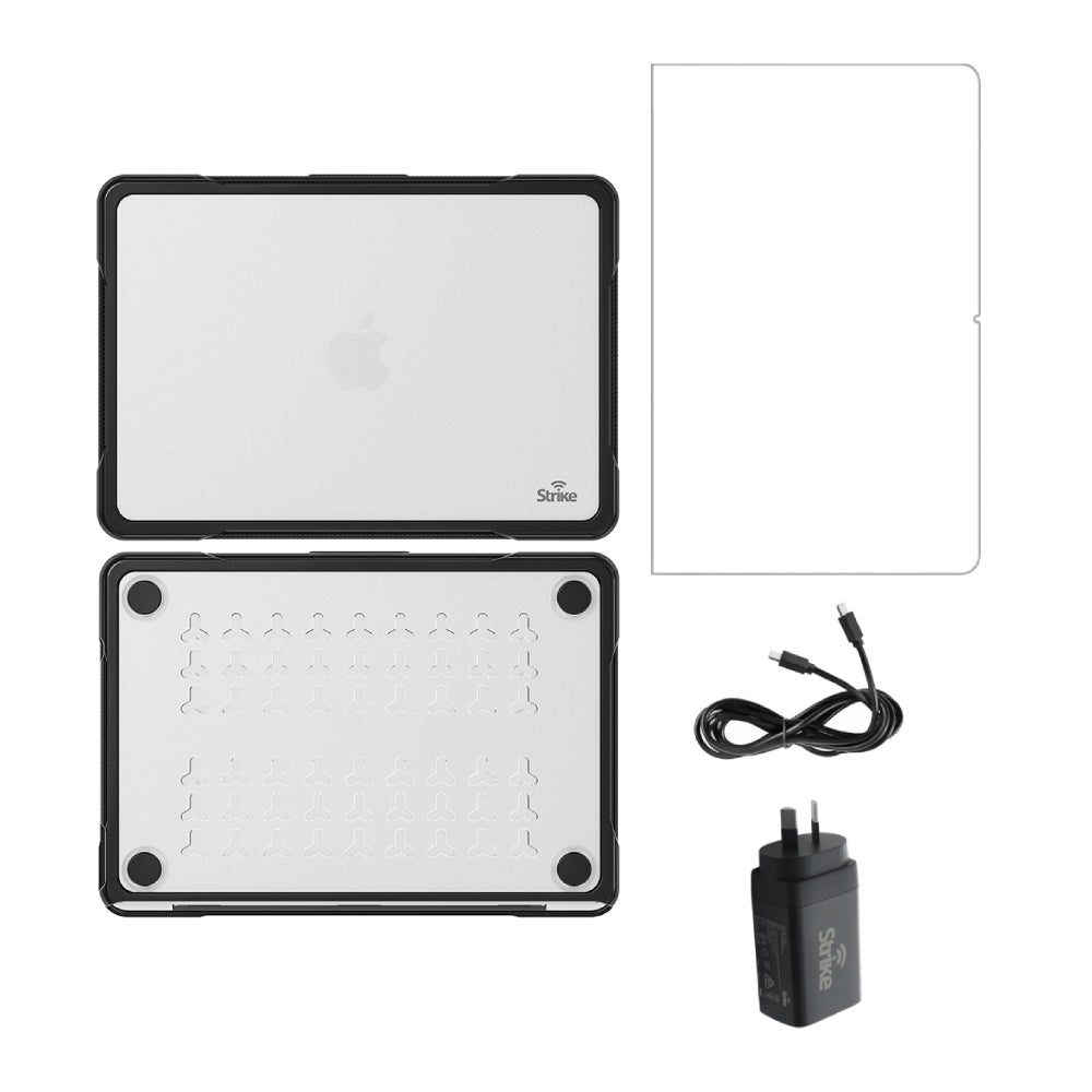Strike Protection & Power Bundle (Black) for MacBook Neo