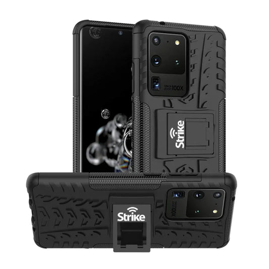Strike Rugged Phone Case for Samsung Galaxy S20 Ultra 5G (Black)