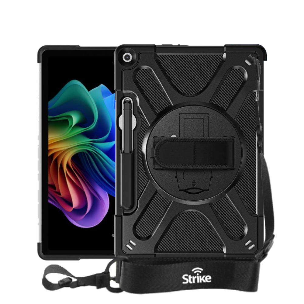 Strike Rugged Case with Hand Strap and Lanyard for Microsoft Surface Pro 12