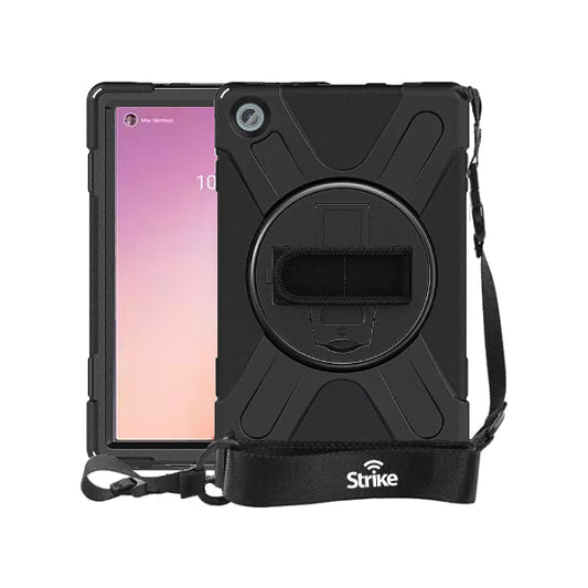Strike Rugged Case with Hand Strap and Lanyard for Lenovo Smart Tab M8 (4th Gen)
