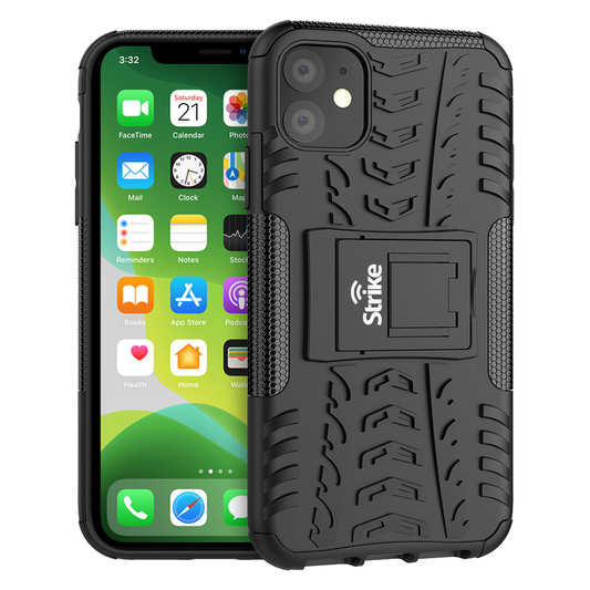 Strike Rugged Phone Case for Apple iPhone 11 (Black)