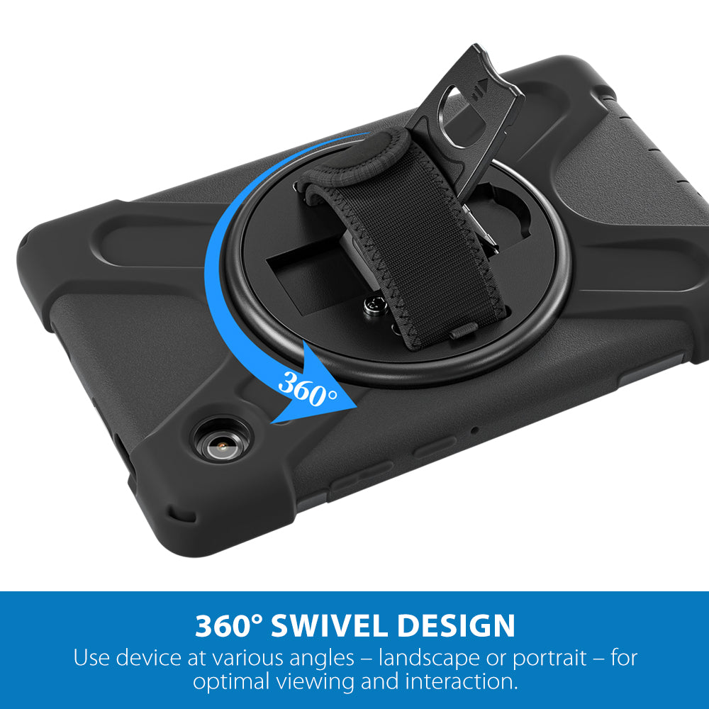 Strike Rugged Case with Hand Strap and Lanyard for Samsung Galaxy Tab A11