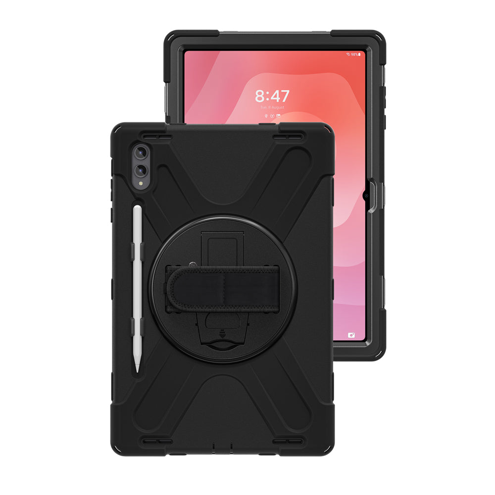 Strike Rugged Case with Hand Strap and Lanyard for Samsung Galaxy Tab S11 Ultra