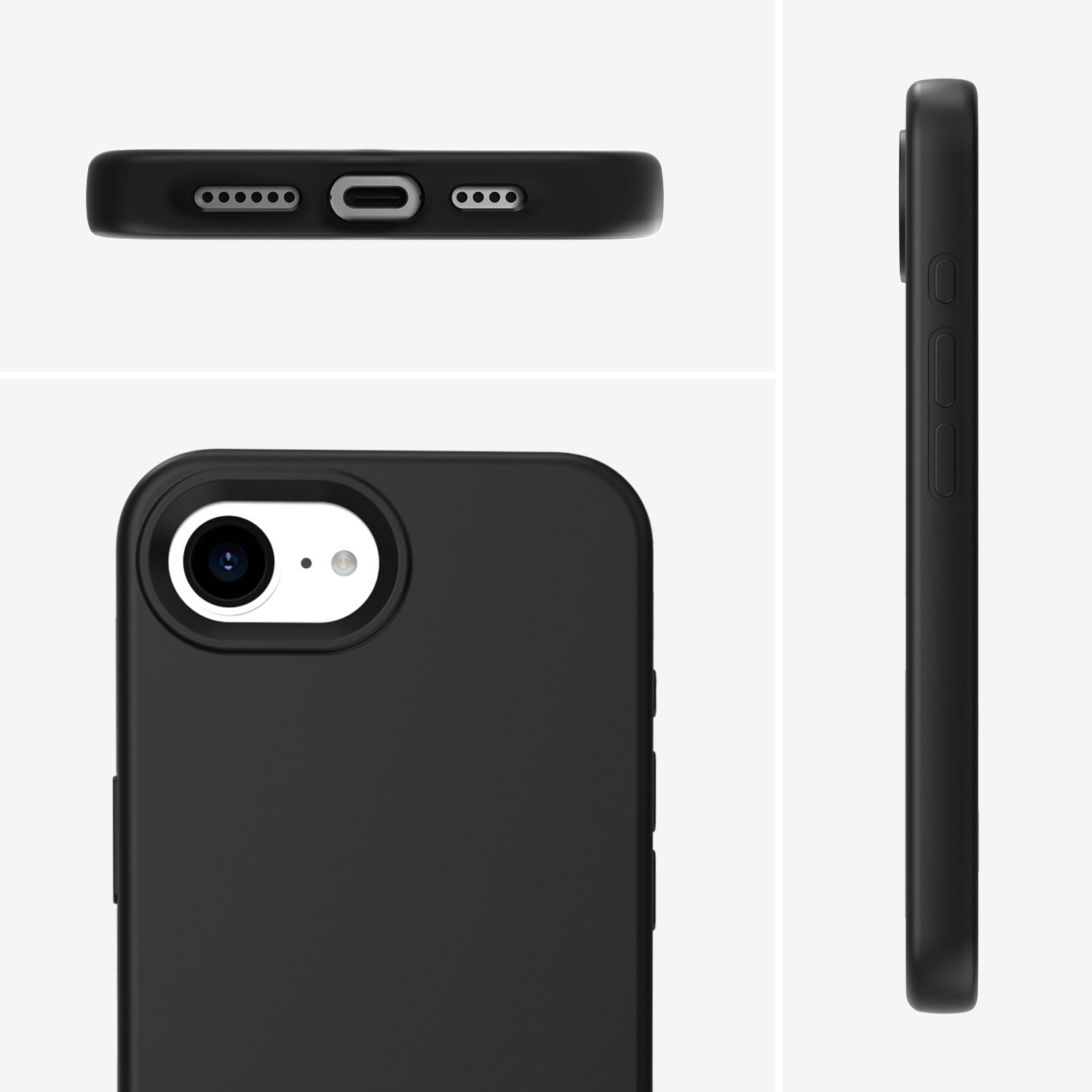 Strike Silicone Case for Apple iPhone 17e/16e (Black)